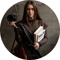 Ylona Wijs fotografe tijdens content en shoot dag
