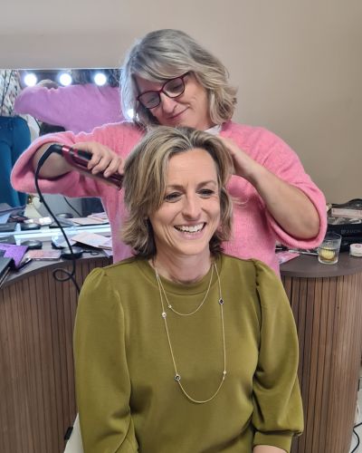 Visagie tijdens de Content en Shoot Dag in Roosendaal
